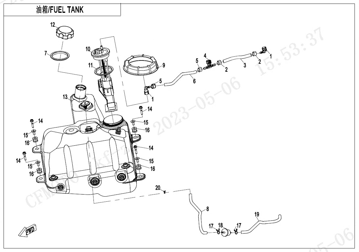 FUEL TANK(INTERNATIONAL@^LOF)