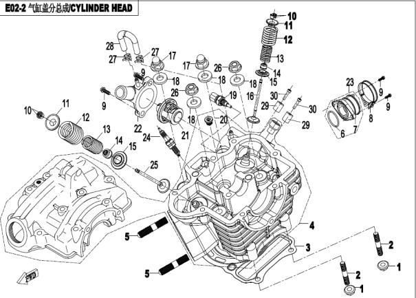 CYLINDER HEAD ASSY.