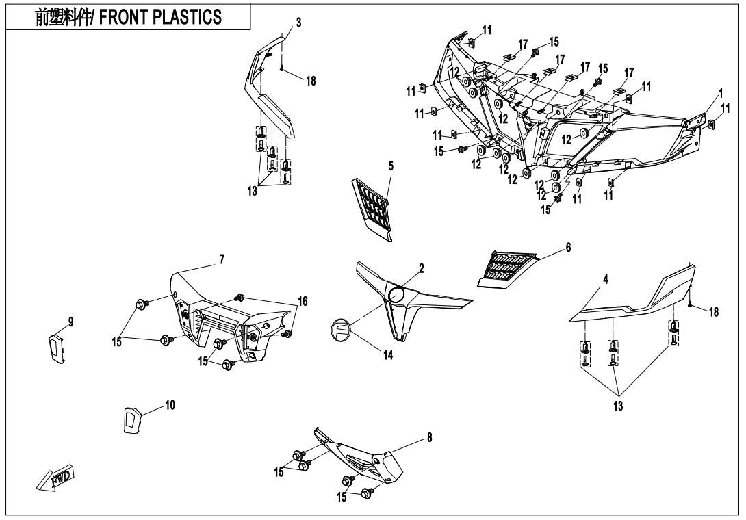 FRONT PLASTICS