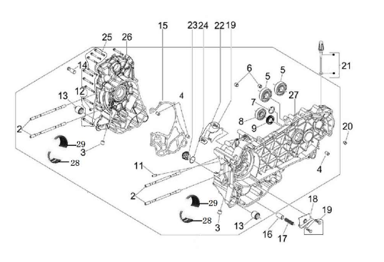 E01 - Crankcase