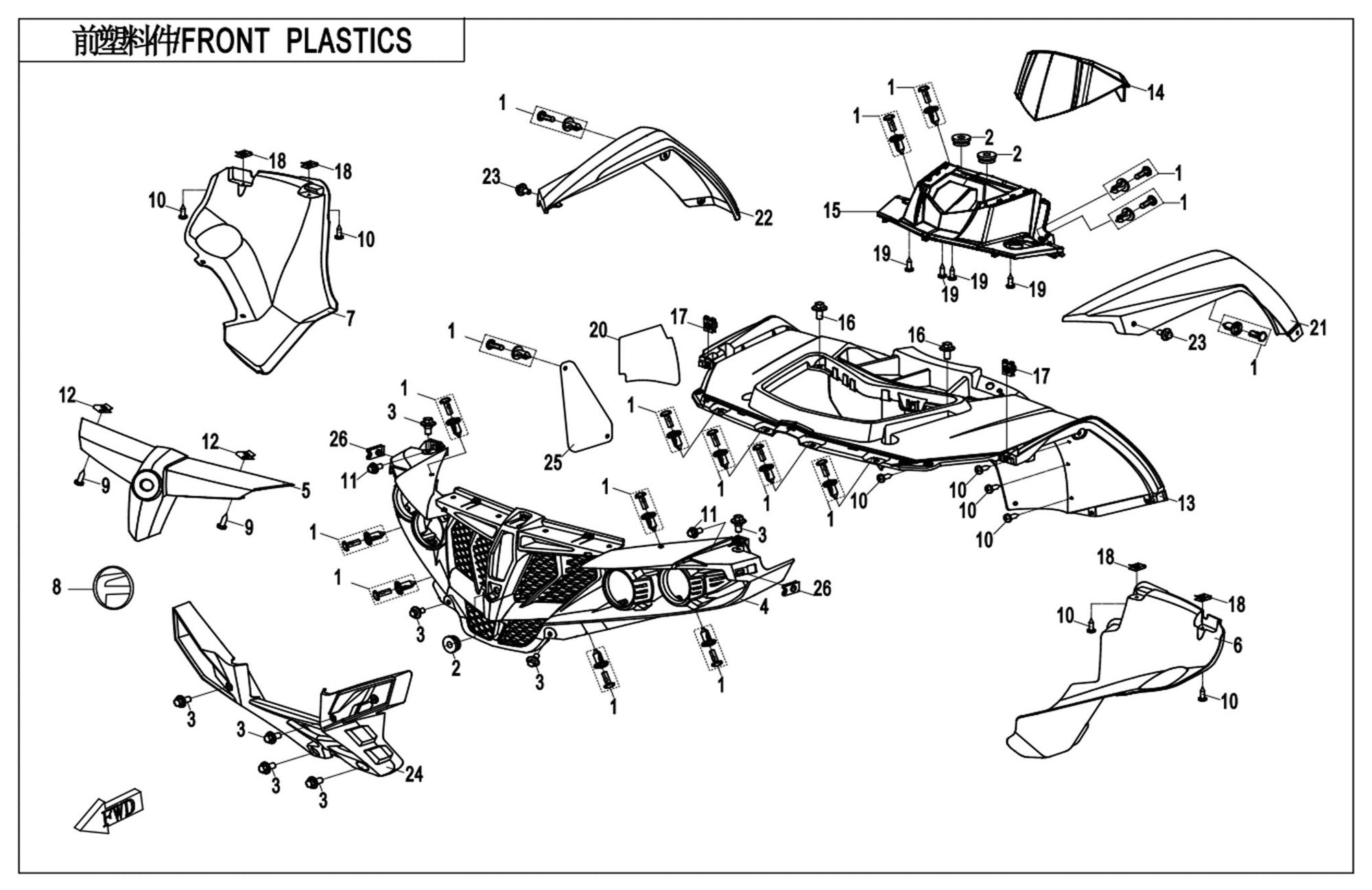 FRONT PLASTICS