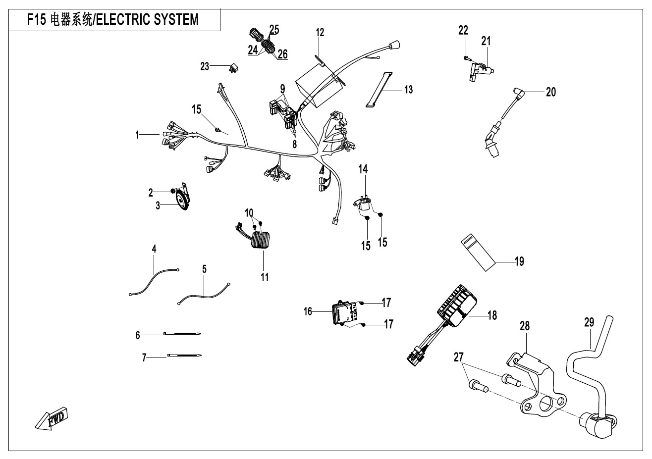 ELECTRIC SYSTEM(NO ABS)