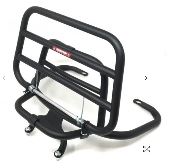 Lambretta Rear Racks - Rear Car. Fold - Black - V