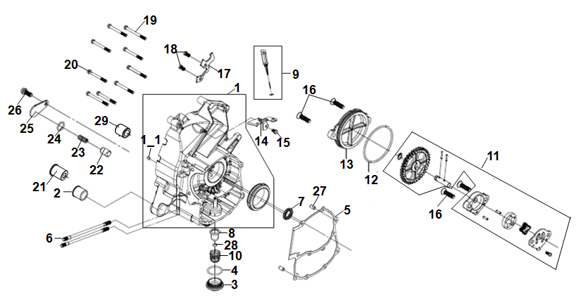 Right Crankcase Oil Pump
