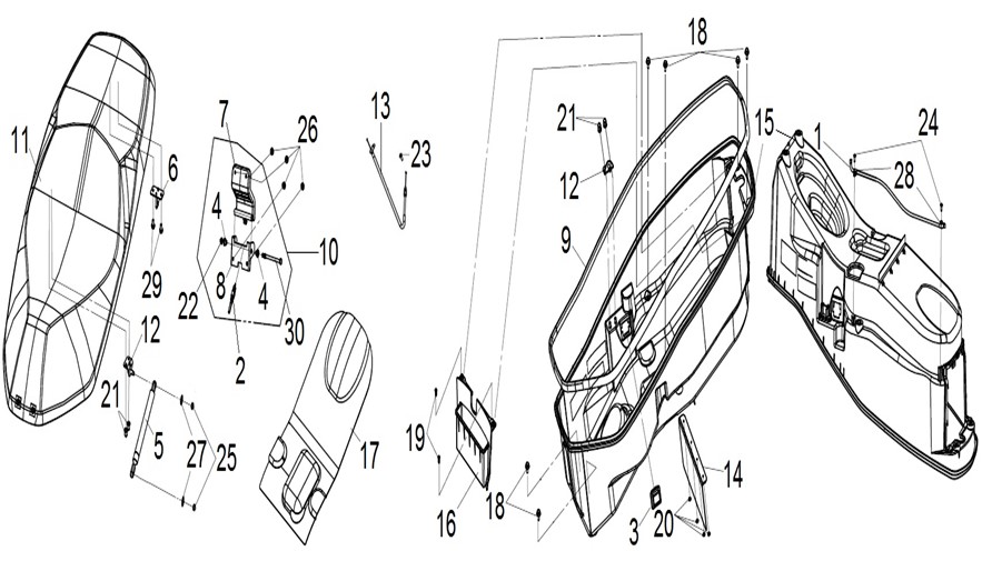 SEAT & LUGGAGE BOX