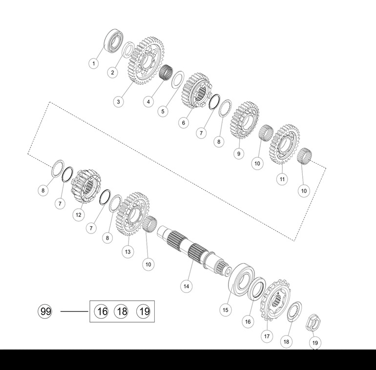 TRANSMISSON II-COUNTERSHAFT