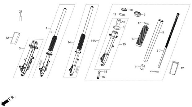 F6A PRO - Front Shock Absorbers