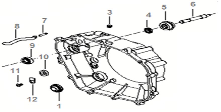 E06_1 - Right Crankcase Cover