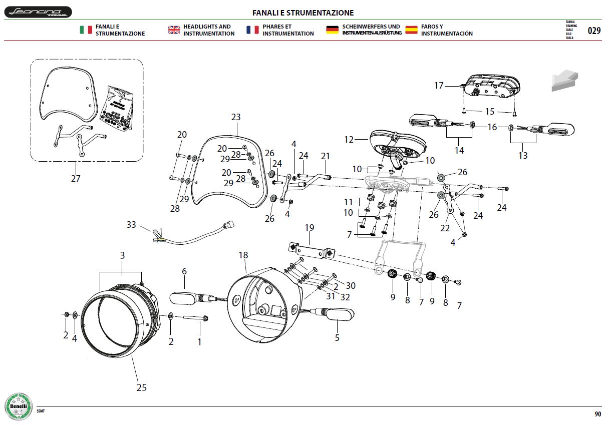 Headlight And Speedometer