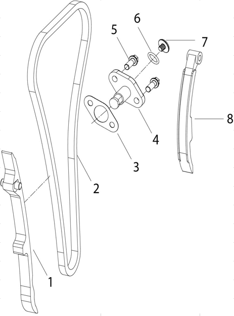 E04 - Cam Chain & Tensioner