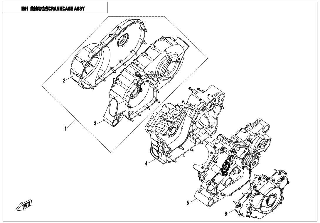 CRANK CASE ASSY
