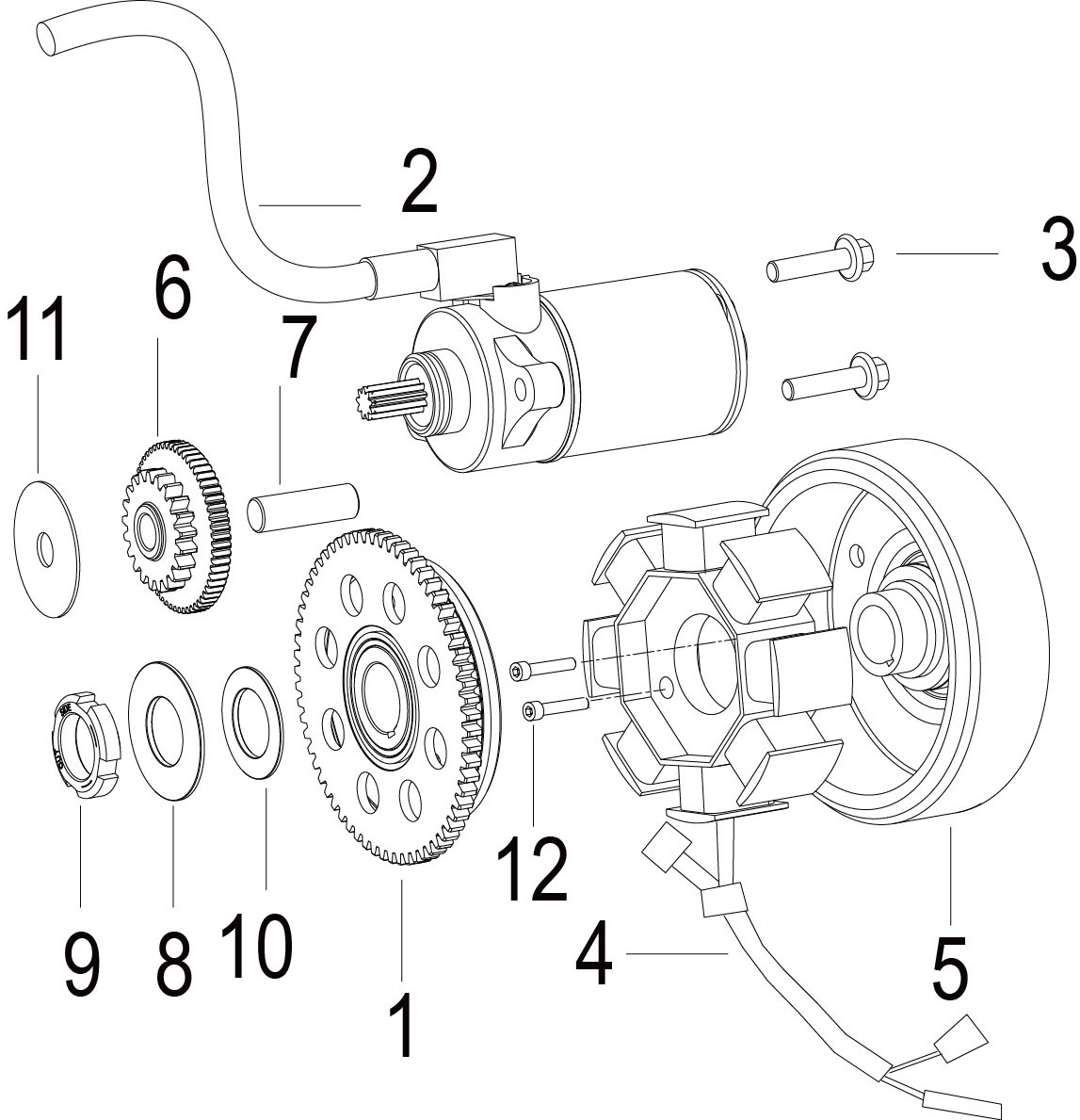 STARTER MOTOR ASSY
