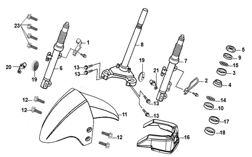 STEERING STEM FRONT CUSHION
