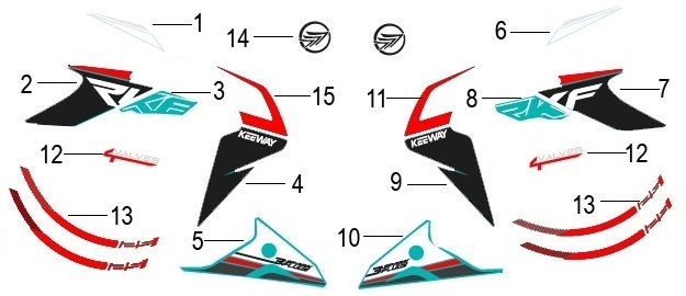 Stickers For White Model