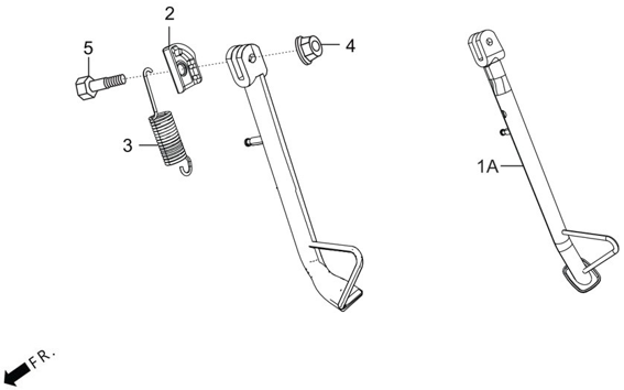 F18 PRO - Side Stand