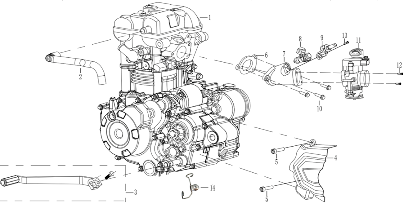 F23 - Engine & Gear Pedal