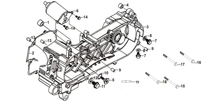 LEFT CRANK CASE