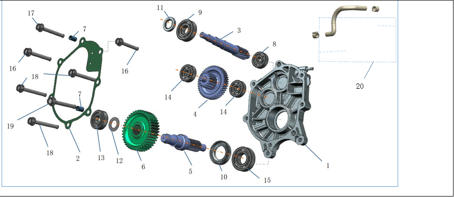 Mission Case & Drive Shaft