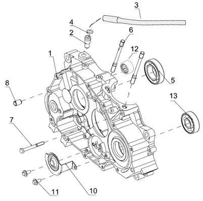 Right Crankcase Assy
