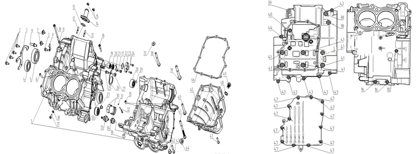E05 - Crankcase Assembly