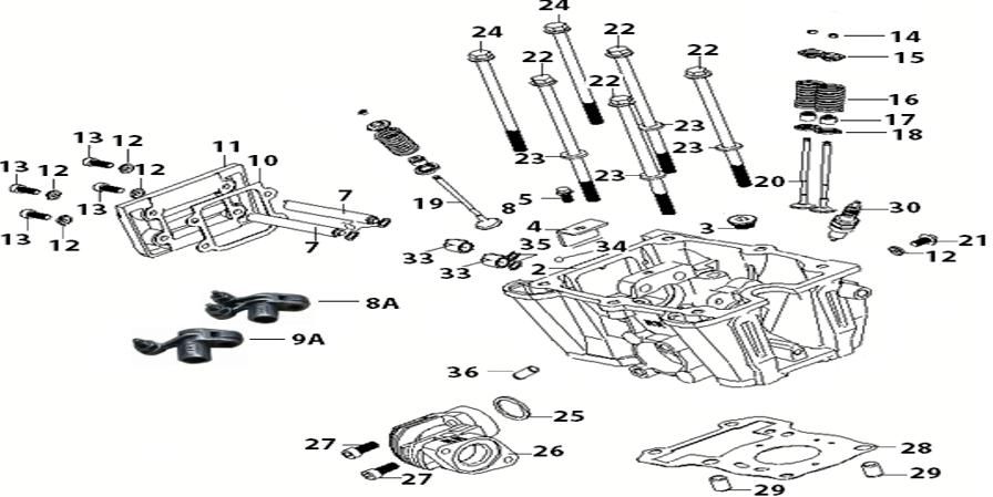 E02 - CYLINDER HEAD REAR