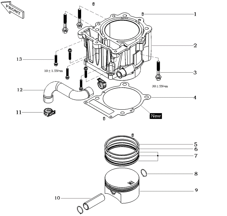 Cylinder & Piston Set