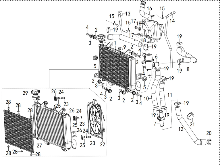 F03 - COOLING ASSEMBLY