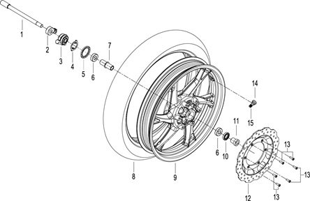 Front Wheel Assy