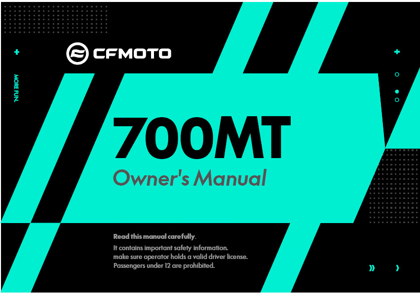 OWNERS MANUAL