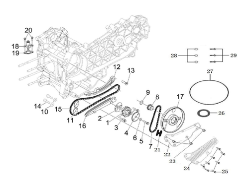 E09 - Cam Chain & Oil Pump