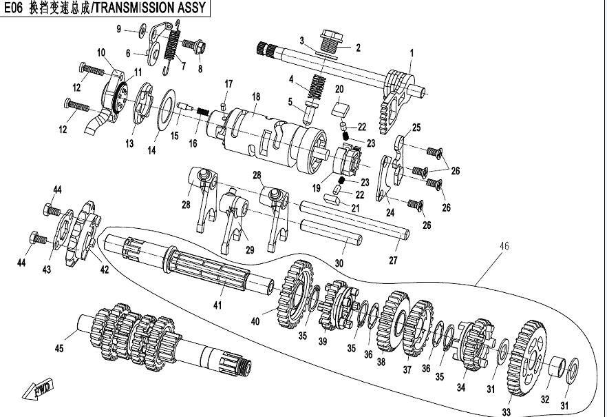 TRANSMISSION ASSY