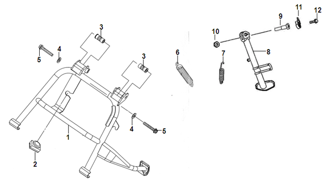 F15 - Main & Side Stand
