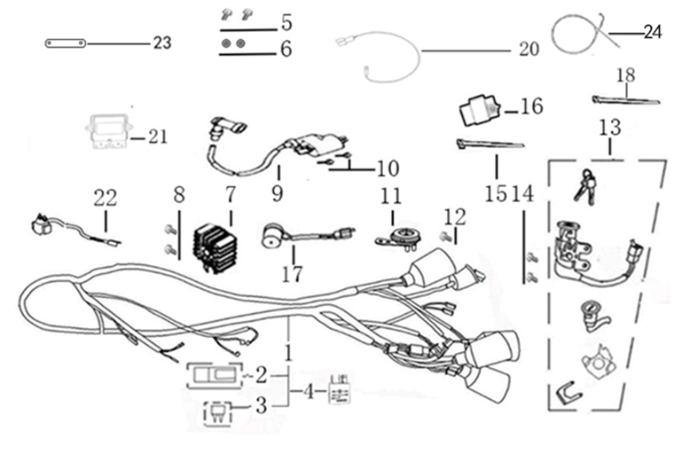 F20 = HARNESS WIRE
