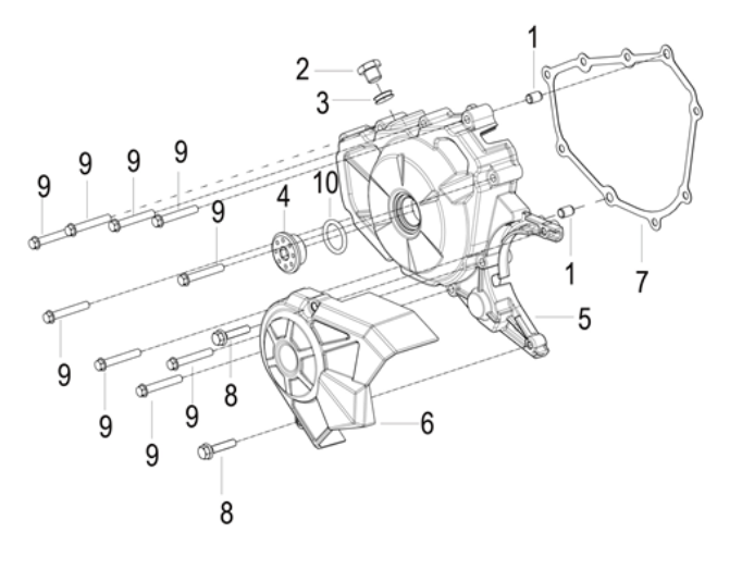 E09 - LEFT COVER ASSY