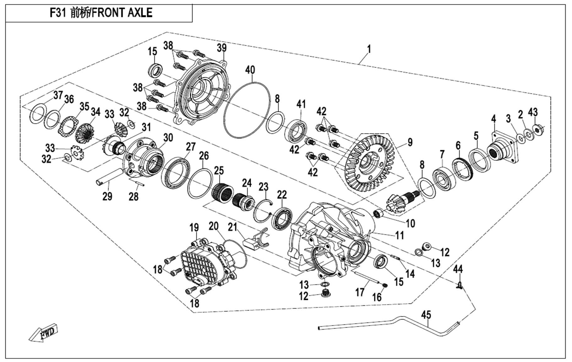FRONT AXLE