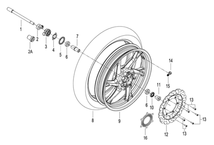 F05 - FRONT WHEEL ASSY