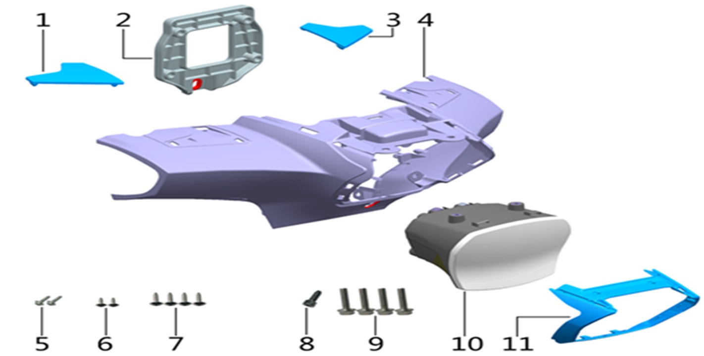 F04 - HANDLE COVER ASSY