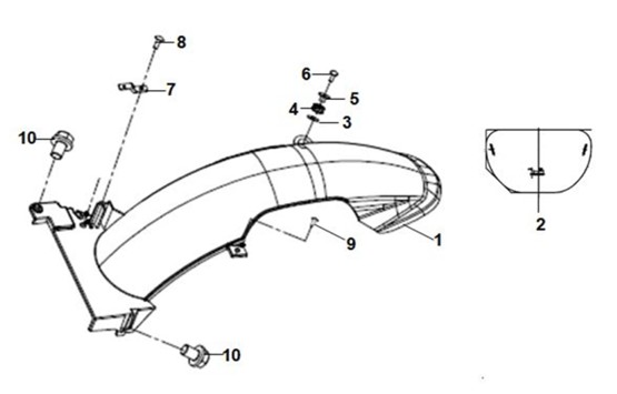 Rear Mudguard
