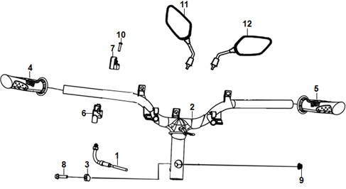 Cable, Switch And Handle bars