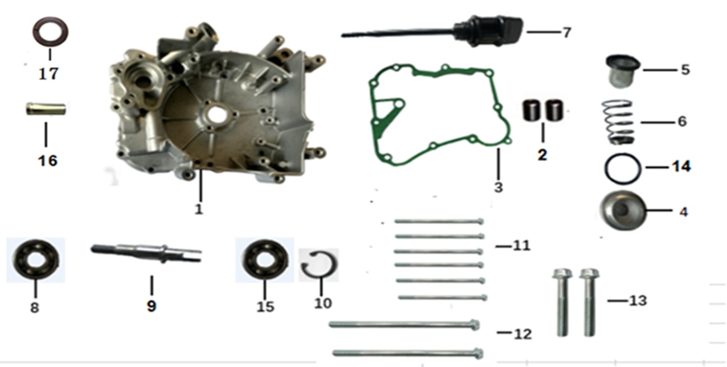 E06 - RIGHT CRANKCASE COVER