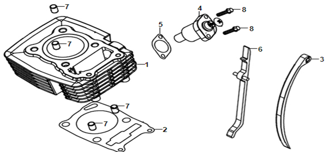 Cylinder Chain Tensioner