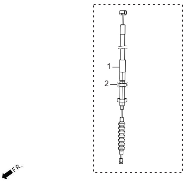 F3 - Clutch Cable