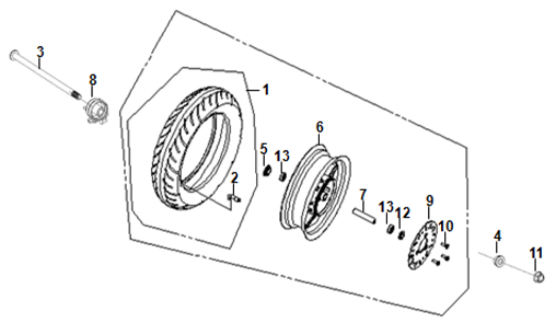 F09 FRONT WHEEL