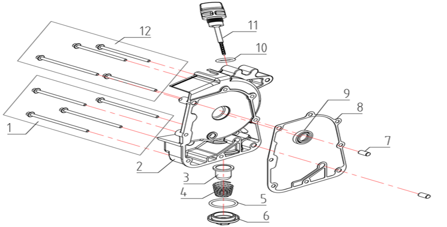E06 - Right Crank Case Cover
