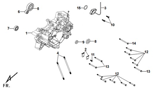 LH CRANK CASE