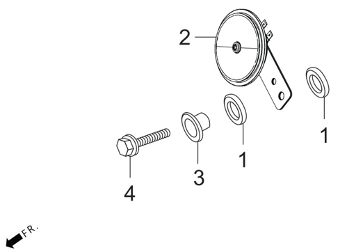 F25A - Horn
