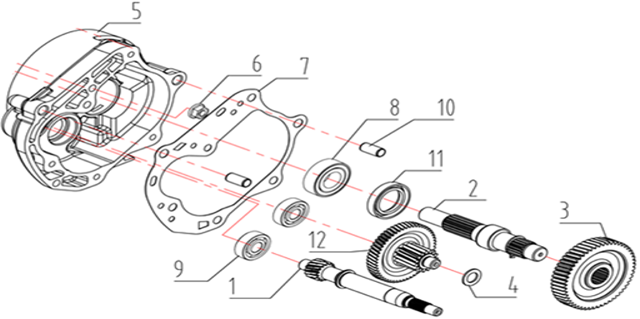 E11 - Mission Case & Drive Shaft