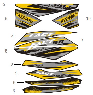 STICKER (FOR MATT BLACK N6)