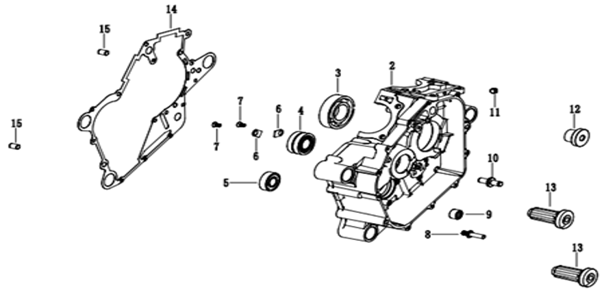 E06 - Right Crankcase
