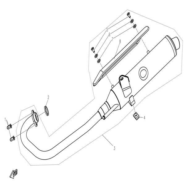 EXHAUST MUFFLER